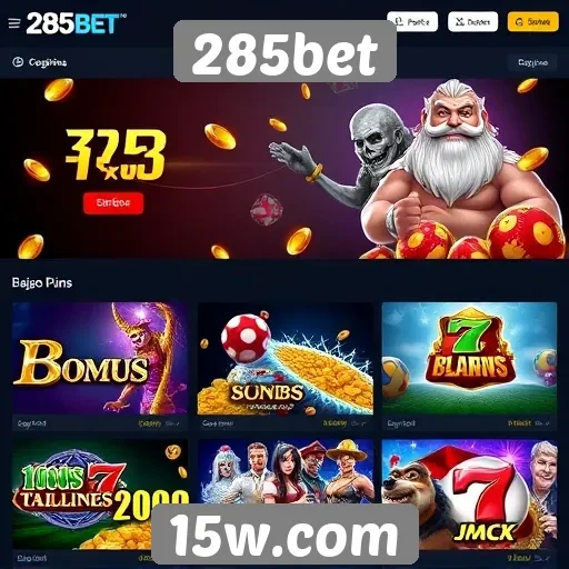 Variantes de jogos disponíveis na plataforma 285bet